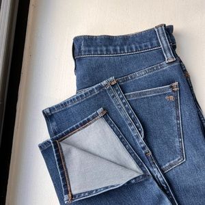 Madewell roadtripper jeans with split hem size 26 NEW WITH TAGS